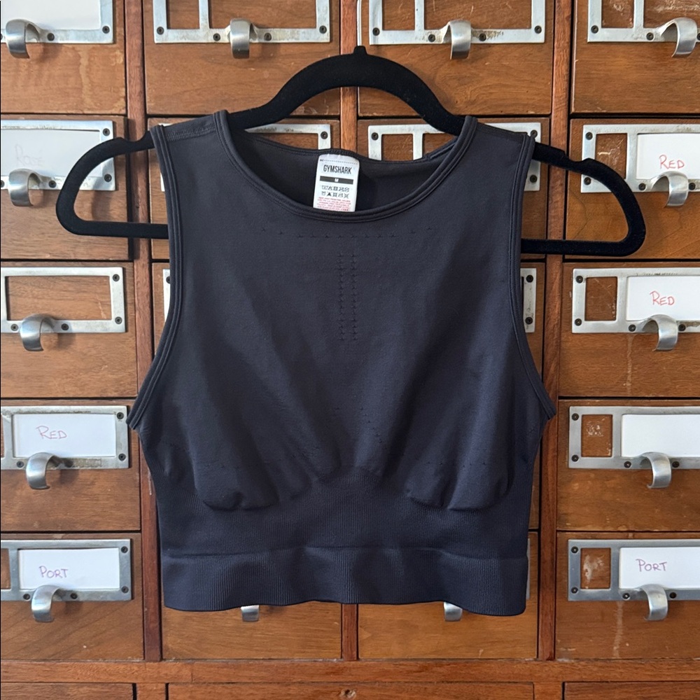 Gymshark Sweat Seamless Midi Tank Workout Size Medium